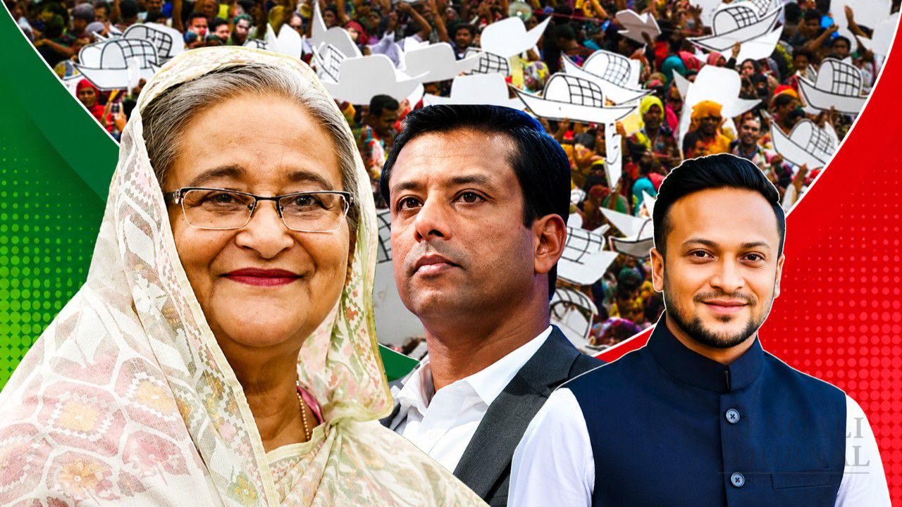 আজ ৫ আগস্ট সন্ধ্যায় নয়াদিল্লি থেকে আন্তর্জাতিক মিডিয়ার সামনে সরাসরি বক্তব্য দেবেন শেখ হাসিনা; সাথে থাকছেন জয়, নওফেল ও সাকিব আল হাসান! 